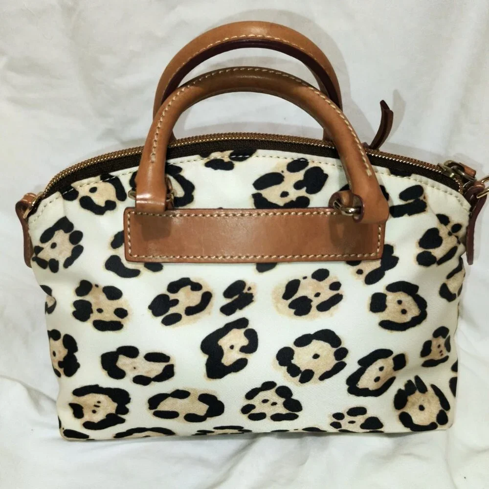 Dooney and Bourke Juliette Cheetah Bag Mint - Picture 3 of 9